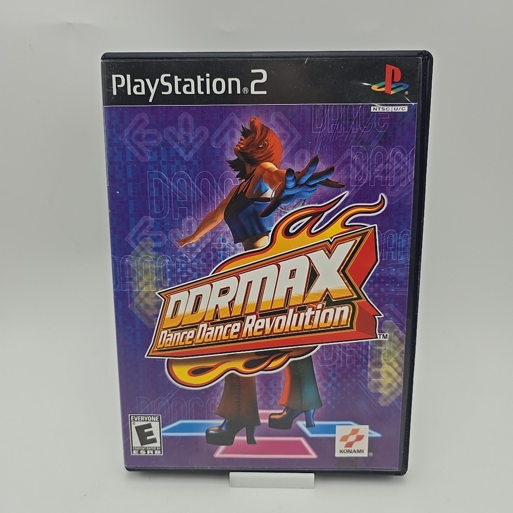 DDRMAX Dance Dance Revolution Sony PlayStation 2 PS2 Konami 2002 NTSC-U/C‎ E